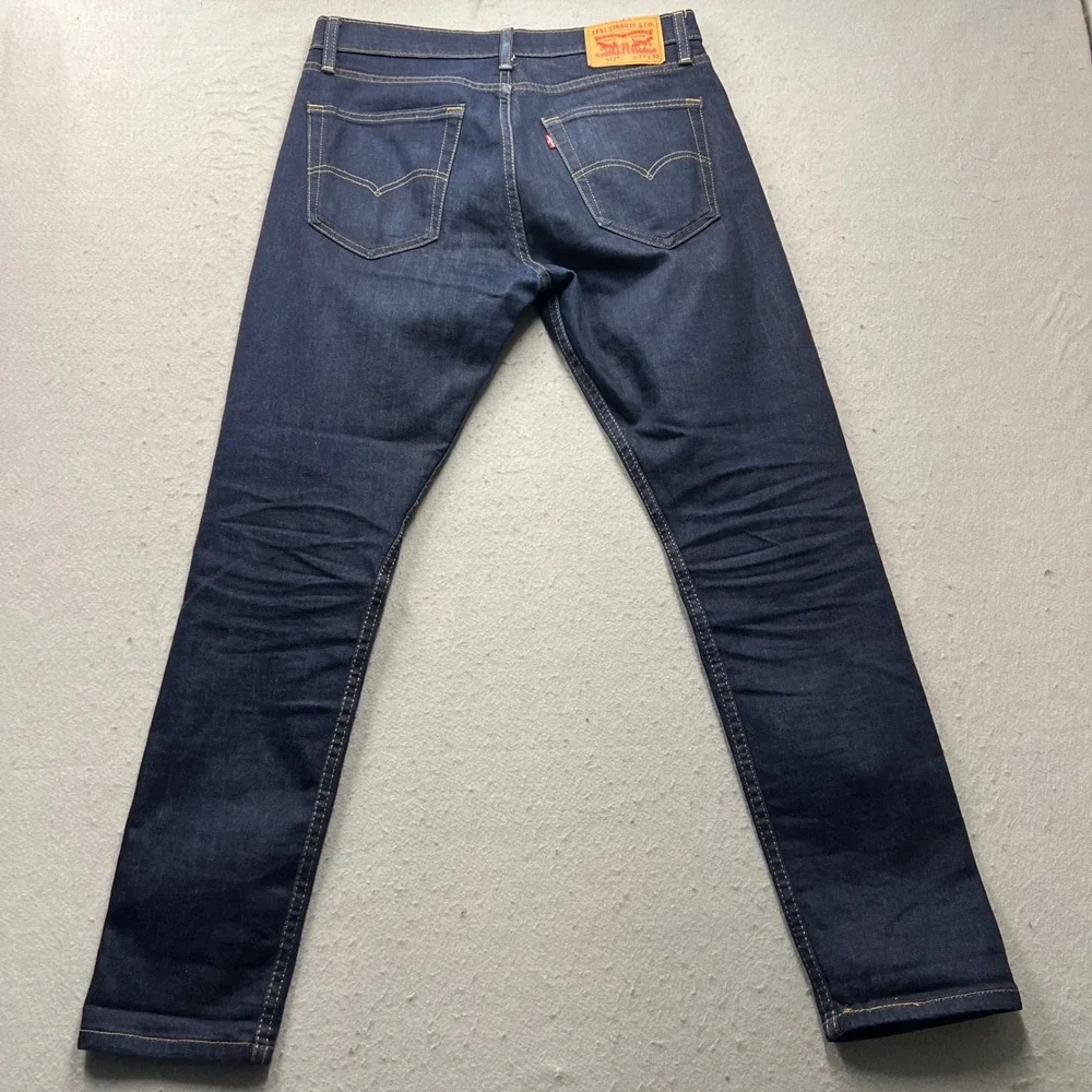 Levis 512 Slim Taper Jean Mens W32 L32 Dark Indigo Blue Stretch Denim 28833-0025
